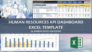 HR KPI Dashboard Template  Key Metrics for HR Management [upl. by Nyltyak]