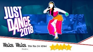 Waka Waka  Shakira  5 Stars Gameplay  Just Dance 2018 KIDS [upl. by Latreshia]