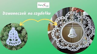 szydełkowaniebajeryeli Jak Zrobić Dzwoneczek Na Choinkę Wzór 2 SzydełkoCrochet bell tutorial [upl. by Christian]