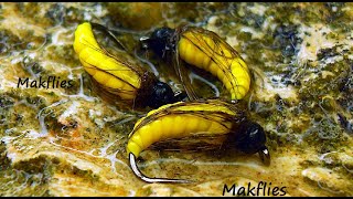 Fly Tying a Caddis Larva by Mak [upl. by Berardo]