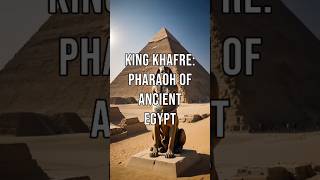 King Khafre Pharaoh of Ancient EgyptancientEgypt pharaohs pyramids Sphinx historicalfigures [upl. by Aerdnua]