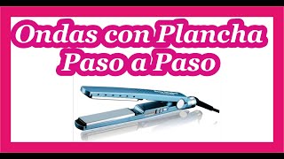 tutorial ONDAS CON PLANCHA PASO A PASO😊😊😊 [upl. by Htebaras]