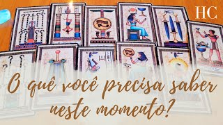 O QUÊ VOCÊ PRECISA SABER NESTE MOMENTO  HC Tarot [upl. by Aiekram]