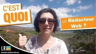 Cest quoi un rédacteur web  1100 [upl. by Aleihs]