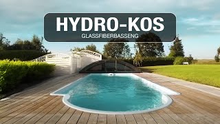 Hydro Kos Glassfiberbasseng Topp Kvalitet og Livstidsgaranti [upl. by Gawen]