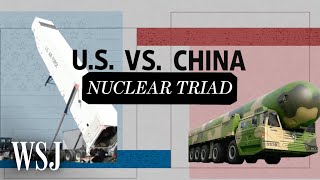 How Nuclear Missile Submarine and Stealth Bomber Capabilities Match Up  WSJ US vs China [upl. by Sitnalta]