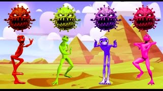 Alien dance VS Funny alien VS Dame tu cosita VS Funny alien dance VS Green alien dance VS Dance [upl. by Atinahs]