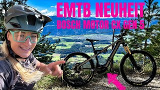 NEUHEIT  BOSCH PERFORMANCE LINE CX MOTOR GEN 5 inkl REICHWEITEN TEST Eco Tour Emtb amp Turbo Mode [upl. by Kcirdnek]