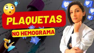 Plaquetas no Sangue Como Interpretar  Hemograma completo  biologia biomedicina farmacia [upl. by Akkimat]