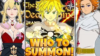 EVERY UNIT TO SUMMON FOR IN 2024 As a NEW Player  Seven Deadly Sins Grand Cross [upl. by Anitnamaid87]