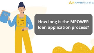 How long is the MPOWER loan application process  MPOWER Financing [upl. by Fenner109]