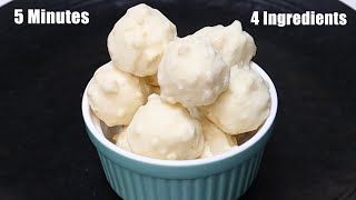 Dessert in 5 Minutes You will make every day  No Bake Chocolate Coconut Balls Recipe [upl. by Uriel]