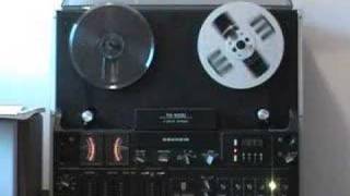 Grundig TS1000 reeltoreel with new leds [upl. by Penny897]