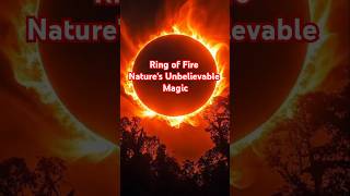 Ring of Fire Solar Eclipse Natures Unbelievable Magic✨solarfacts shorts trending viralvideo [upl. by Attirb421]