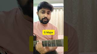 G major on guitar  Easy g major in guitar  majorchords [upl. by Leummas121]