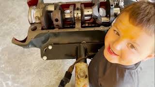 Episode 6 It was going SO good until I broke it CRANKSHAFT INSTALLATION [upl. by Nilloc]