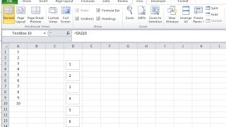 How to link a textbox to a cell Excel Macro [upl. by Gnex]