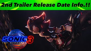 NEW 2nd Trailer RELEASE DATE Info For Sonic Movie 3 Have Surfaced [upl. by Fanny]