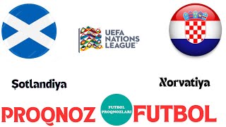 Şotlandiya  Xorvatiya  PROQNOZ FUTBOL  UEFA MİLLƏTLƏR LİQASI [upl. by Eetse]