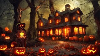 Haunted House Halloween Ambience With Scary Spooky Halloween Background Music 🎃 Ambience Halloween [upl. by Block901]