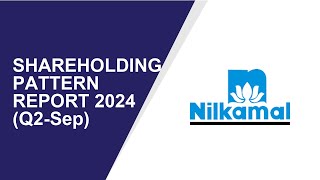 Nilkamal Shareholding Pattern  Q2Sep Report 2024  Shareholders Latest Updates [upl. by Manaker412]