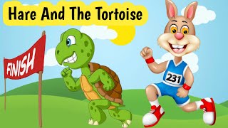 The Hare And The Tortoise  Hare And Tortoise Moral Story  English  Kidofancy TV [upl. by Tamberg]