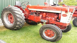 1970 McCormick International A554 Tractor in Ashburton [upl. by Atteuqihc]