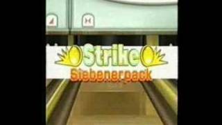 Wii Bowling Perfect Game 300 Points [upl. by Suoilenroc]