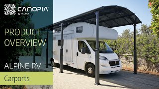 Alpine™ RVBoat Shelter Carport Kit  Canopia by Palram [upl. by Tnilc180]