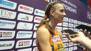 Interview Femke Bol ECH Roma [upl. by Aila561]