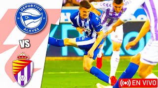 Deportivo Alavés vs Real Valladolid en vivo  La Liga Jornada 10 [upl. by Pronty]