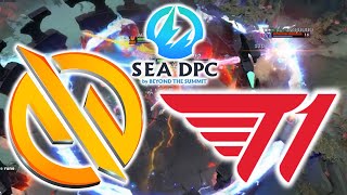 T1 vs MOTIVATE TRUST  EPIC  DPC SEA DIVISION 1 DOTA 2 [upl. by Rhines66]