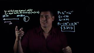 Vision Correction Problem Solving Near Point Far Point Lens Power Myopia Hyperopia [upl. by Yorel]