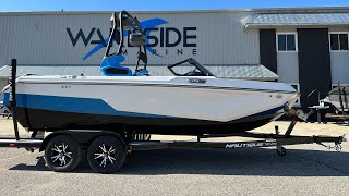 2024 nautiqueboats GS20 Mystic White Masters Blue Metal Flake Jet Black SID 7551 [upl. by Munson421]