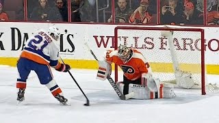 Okposo toedrags past Neuvirth for unreal SO goal [upl. by Tebasile]