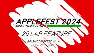 Applefest Shootout Sept 28th 2024 Mini Stock amp Comp4 Combined B Main and Feature [upl. by Palmore]