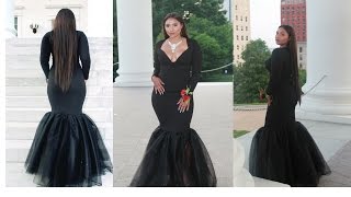 PROM VLOG 2017 GRWM HAIR DRESS MAKEUP [upl. by Ttevy]