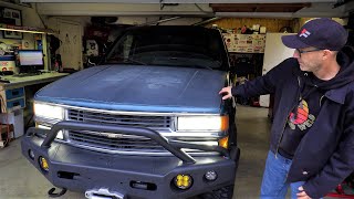 HighLow Beam Headlight Relay Install for OBS Chevy  Painless Kit How To [upl. by Gaynor385]