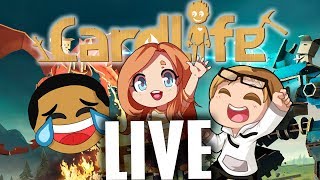 LIVING THAT CARDBOARD LIFE  CardLife Livestream w Friends [upl. by Korney365]