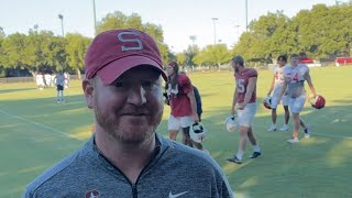 Stanford DC Bobby April III is excited about the progress of the defense [upl. by Miquela]