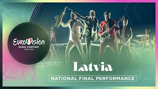 Citi Zēni  Eat Your Salad  Latvia 🇱🇻  National Final Performance  Eurovision 2022 [upl. by Ashbaugh518]