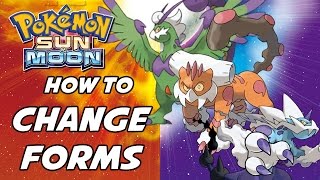 How to Change Landorus Thundurus and Tornadus to Therian Forms in Pokemon Sun and Moon [upl. by Isobel]