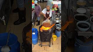 Great Grandpa Wok Skills Popular Black Noodles shorts [upl. by Edsel201]