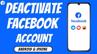 how to deactivate Facebook account temporarily  Facebook account deactivate kaise kare [upl. by Heiney946]