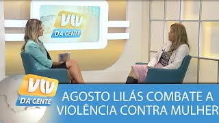 Agosto Lilás combate a violência contra a mulher [upl. by Ardnohsal]