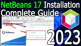 How to install NetBeans IDE 17 on Windows 1011 64 bit  2023 Update  Complete Installation guide [upl. by Nallid75]