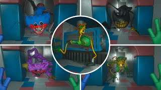 Poppy Playtime Chapter 3  2 All New Jumpscares amp Ending  Huyggy Prototype Kissy Missy Ink Demon [upl. by Trudnak]