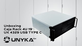 Unboxing de la Caja Rack 4U 19″ UK 4329 USB TYPE C de UNYKAch [upl. by Fotina]