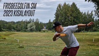 Frisbeegolfin SM 2023 radan esittely  Mukkula DGP [upl. by Yatnohs]