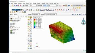 Homogenization of an RVE  model with voids using EasyPBC [upl. by Simah]